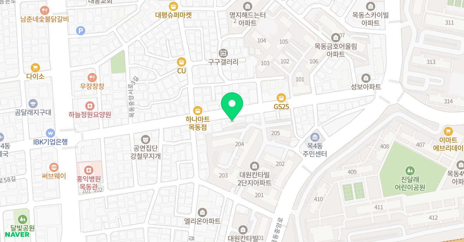피아노콤마 음악교습소 위치