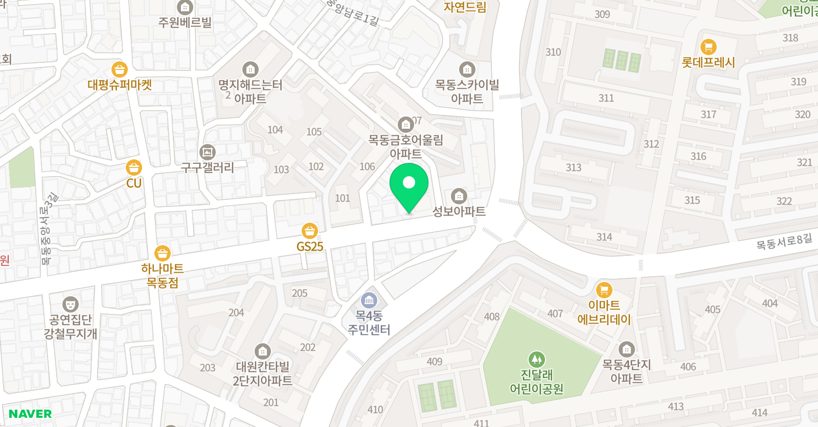 세종대조영주 무용학원 위치
