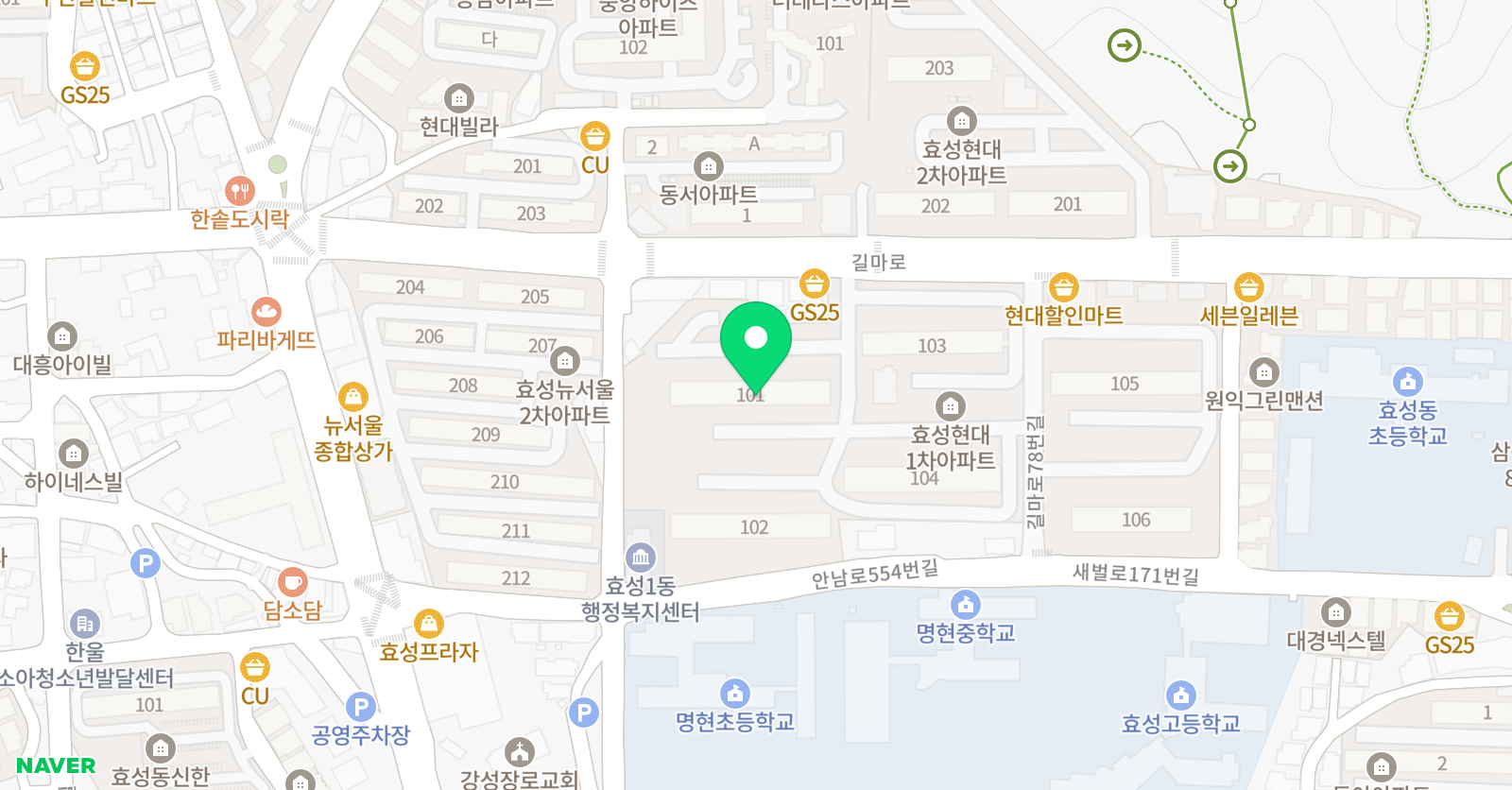 크리아트 인천계양효성원 위치