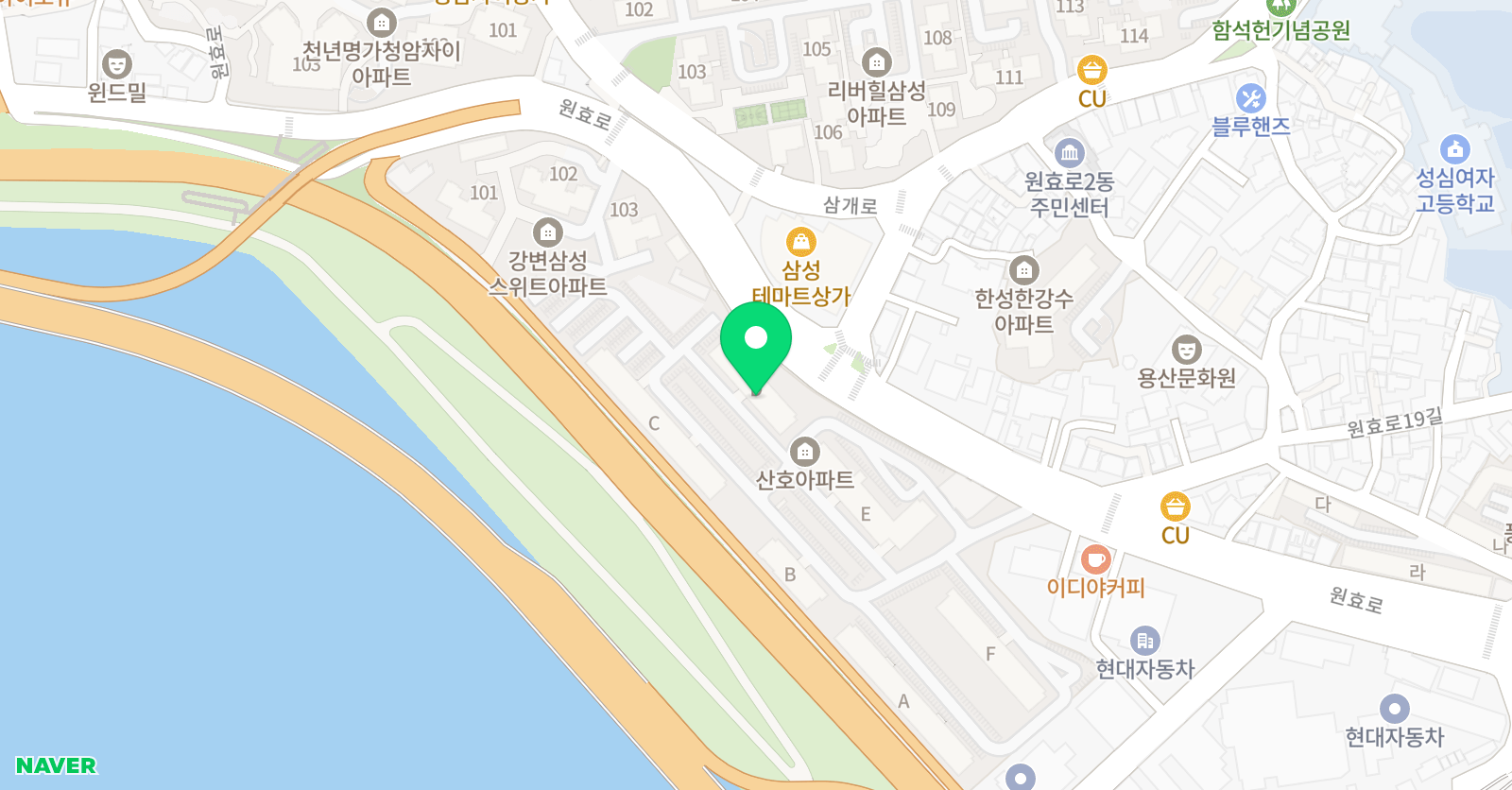 빨간펜 수학의달인 원효산호점 위치