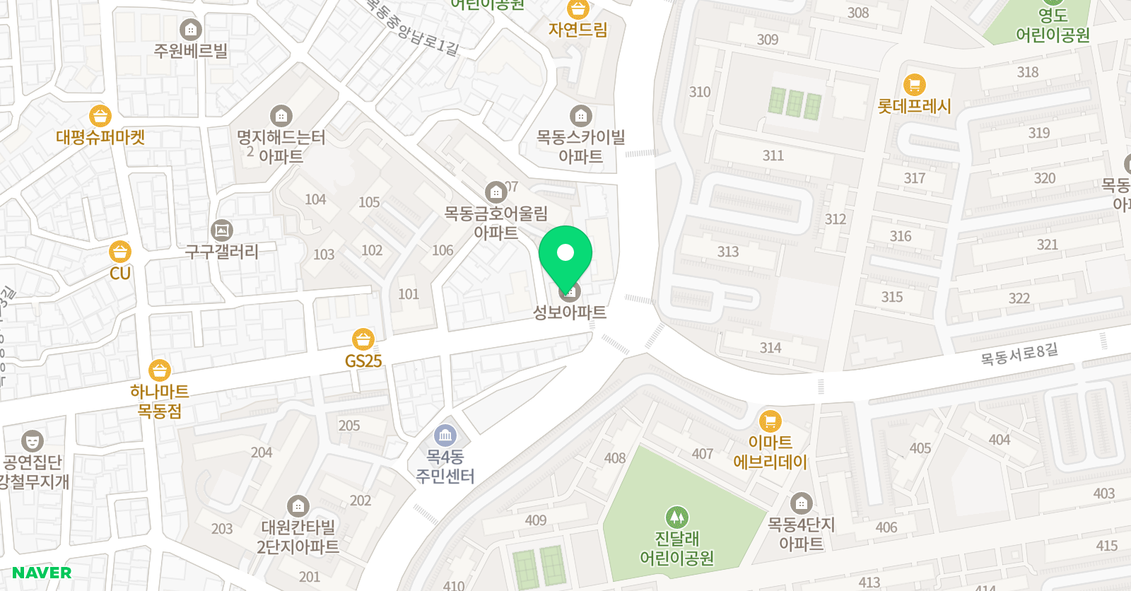 하얀구름 미술학원 위치