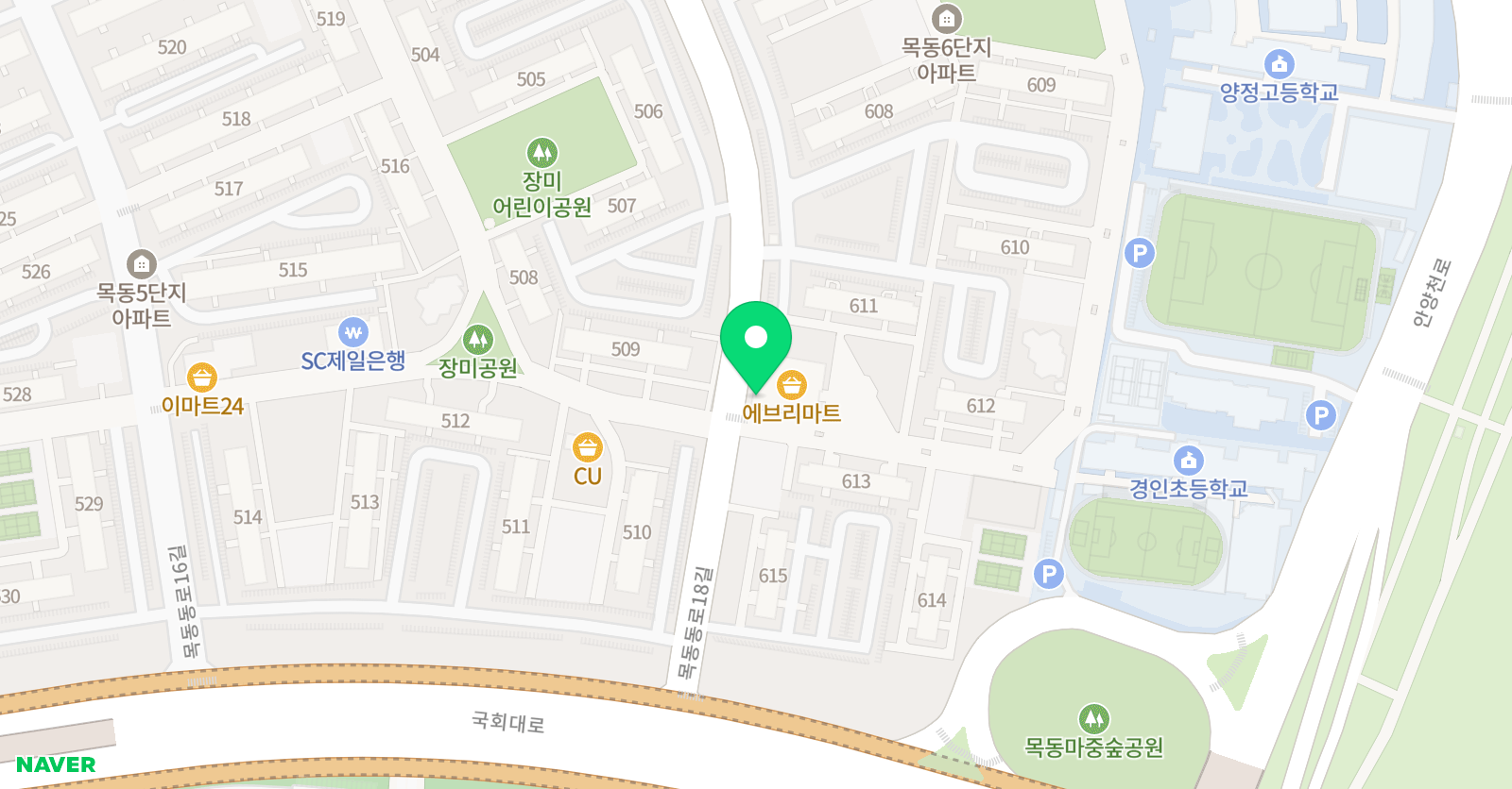아트캐슬 미술학원 위치