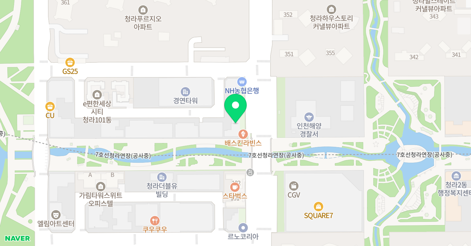 청룡 합기도 위치
