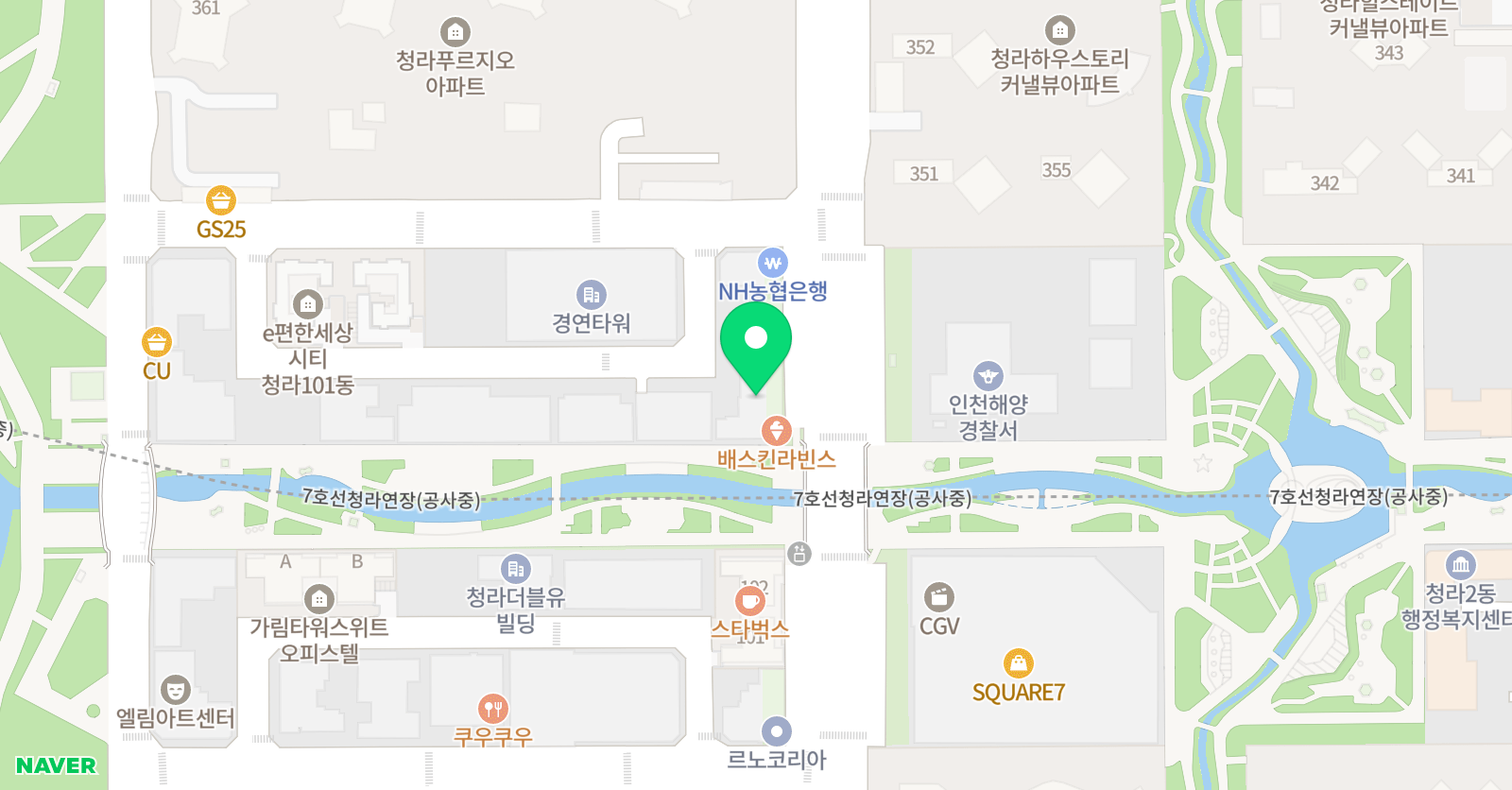 현 수학전문학원 위치