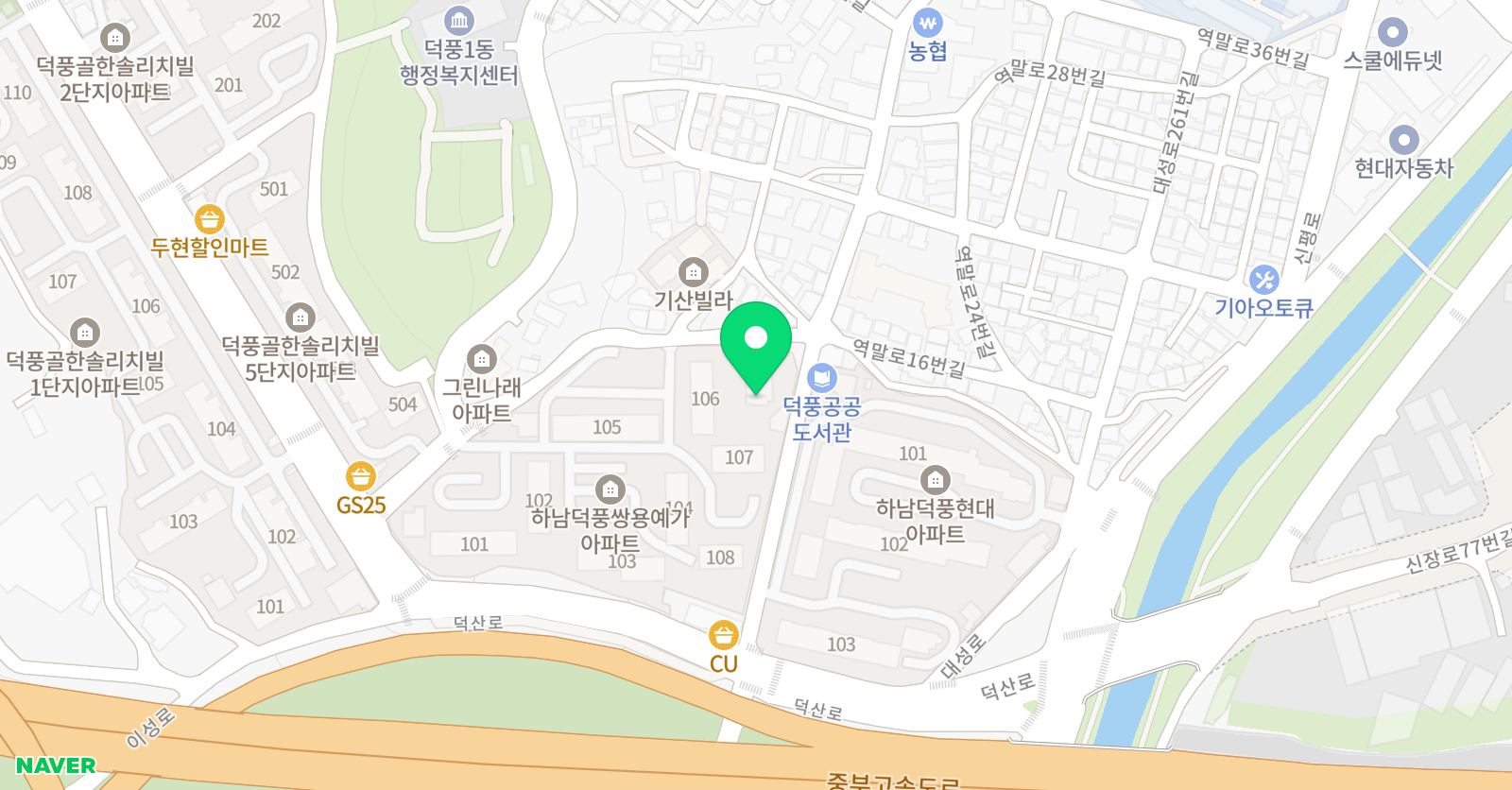 아이사랑 태권도 위치