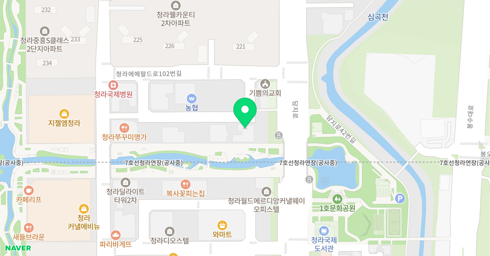 드림스포츠아카데미 위치