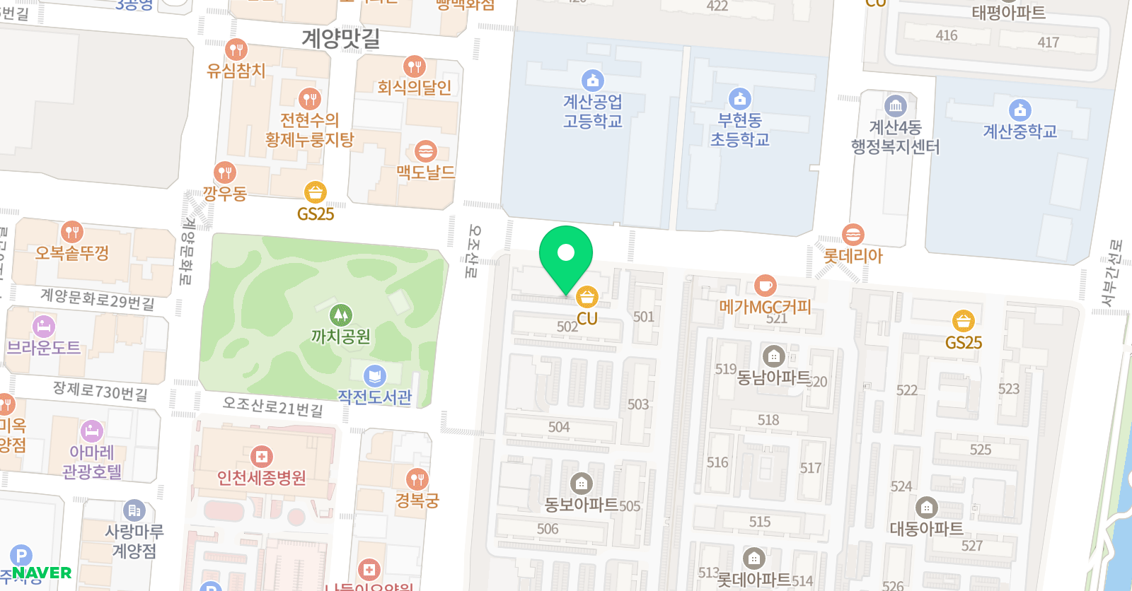 뮤직아이 음악학원 위치
