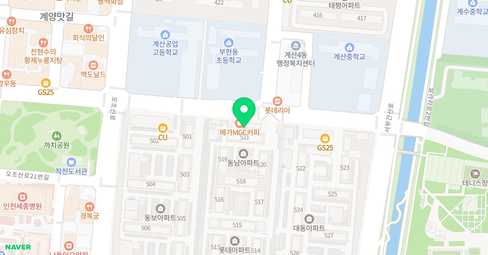 삼성 영어 부현동초교실 위치