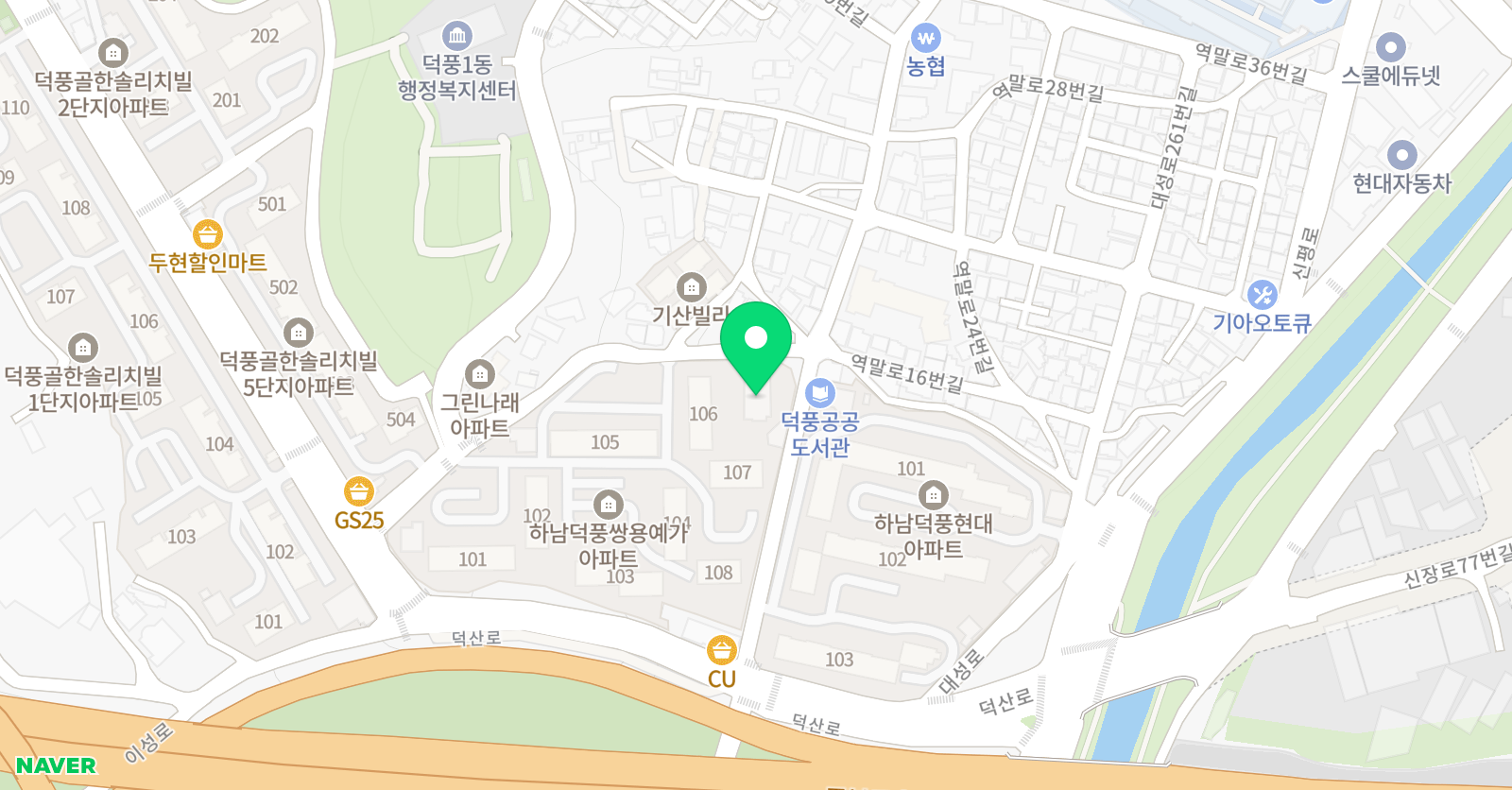 소솔아뜰리에 미술교습소 위치