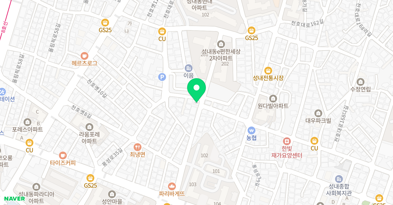 쌤통 수학교습소 위치