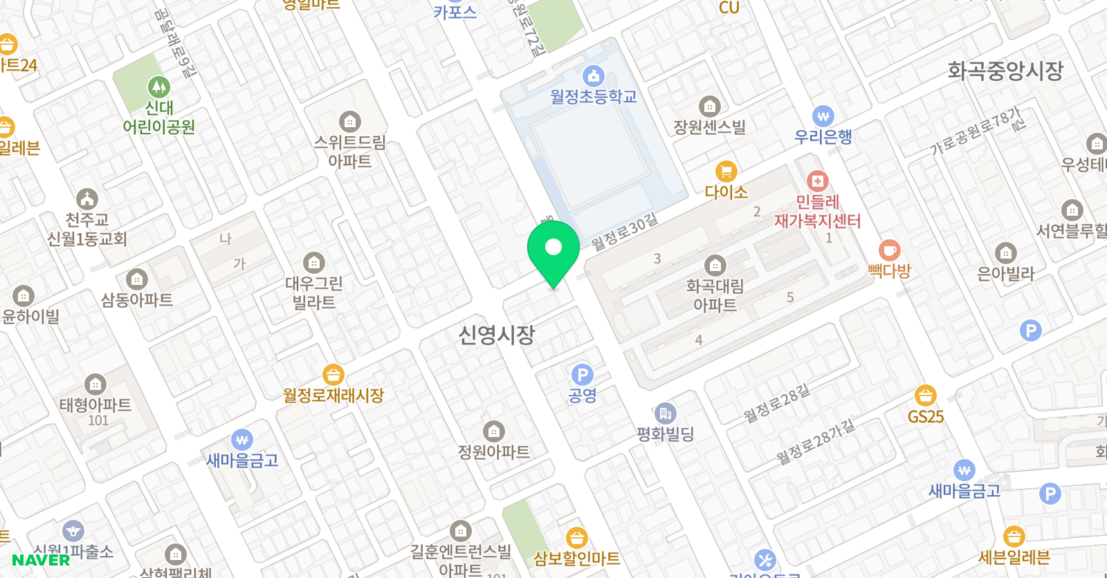 월정 태권도 팝콘점핑줄넘기 월정초센터 위치