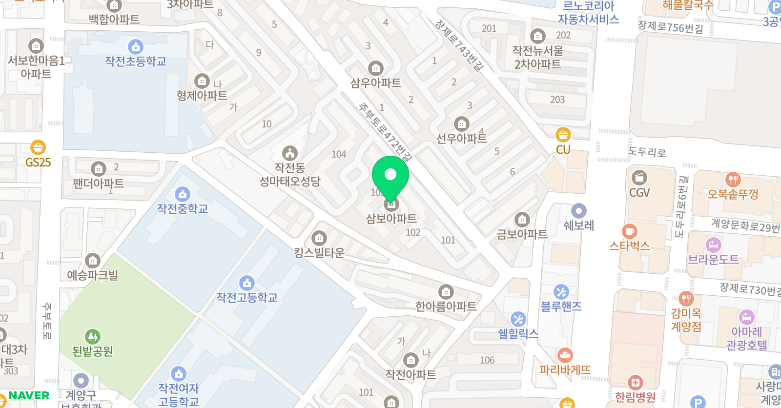 르쁘띠 아뜰리에 위치