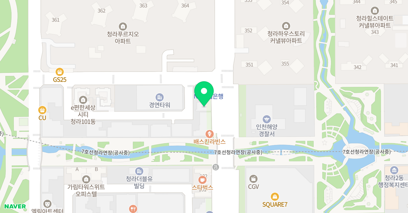 라온제나 음악학원 위치