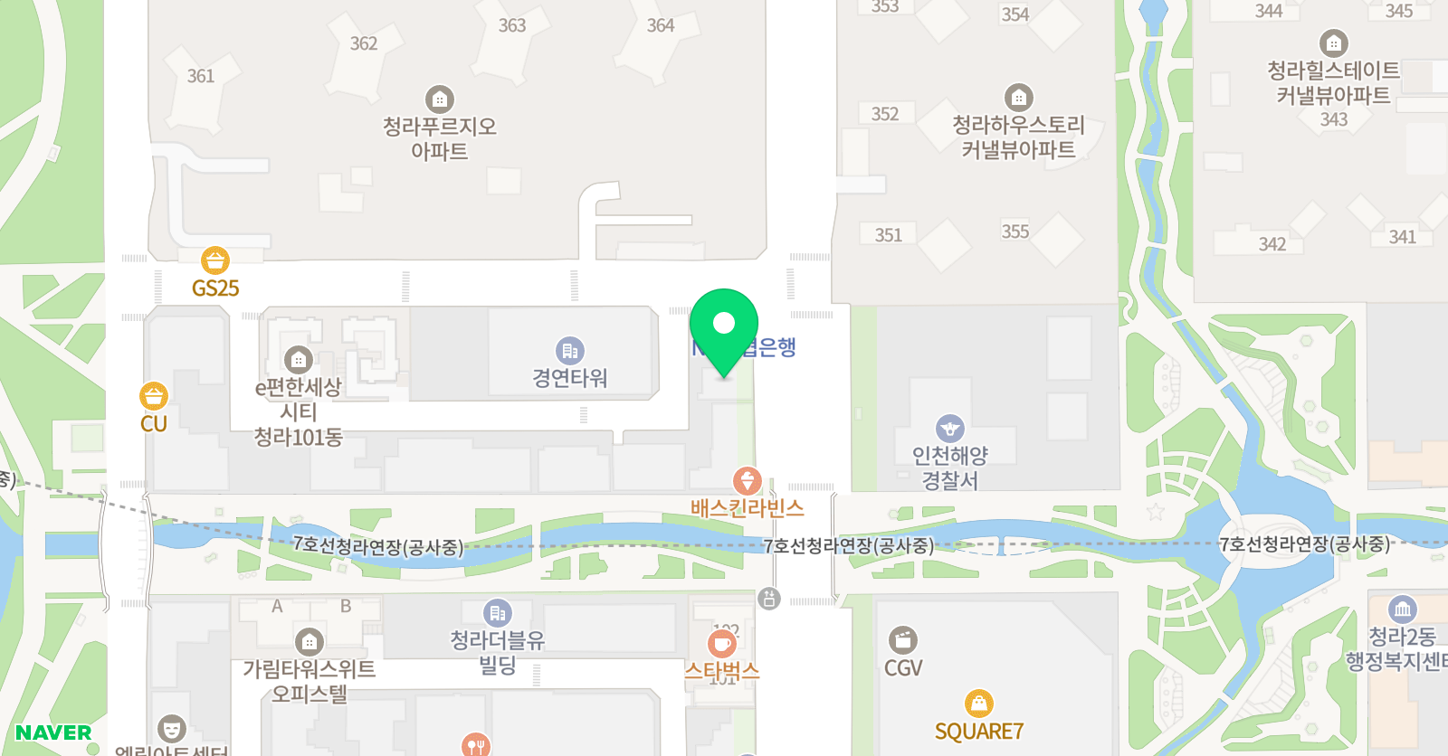 시매쓰 청라점 위치