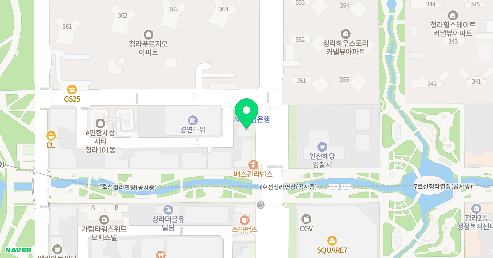 자라다 남아미술연구소 인천청라원 위치