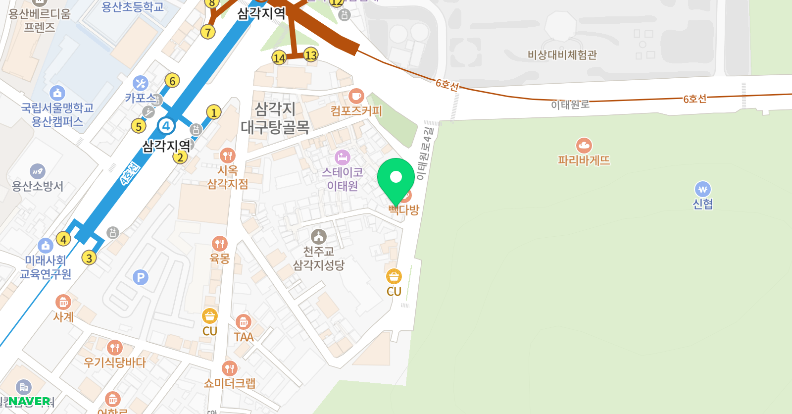 아이체스 용산본점 위치