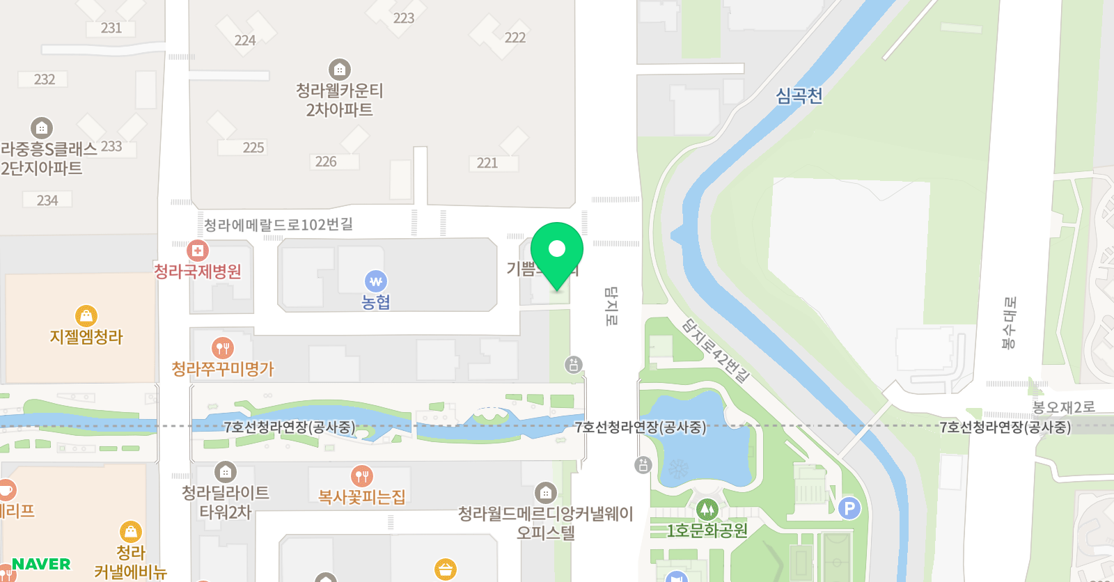 청라 미술학원 위치