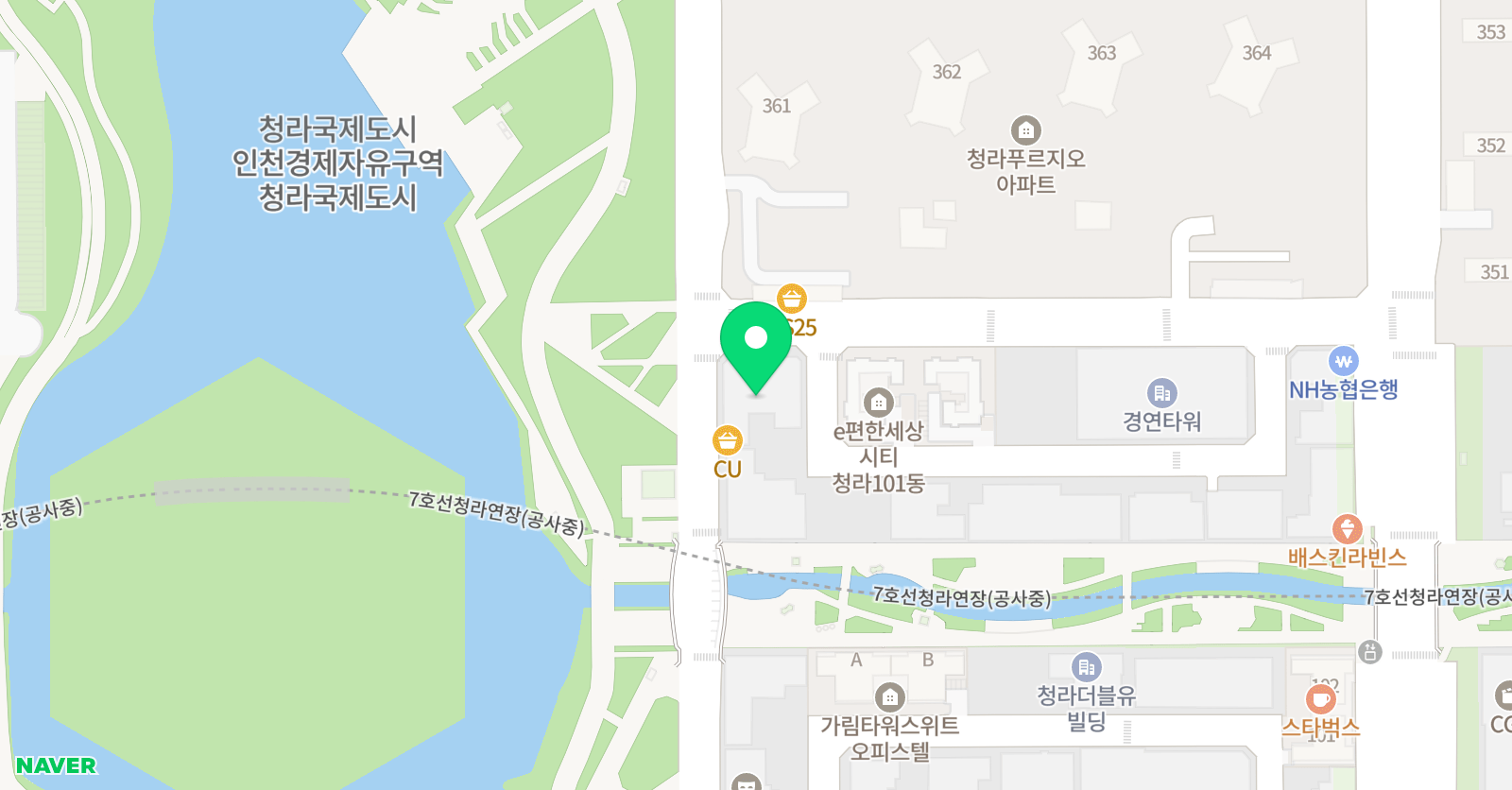 온매쓰 수학학원 위치