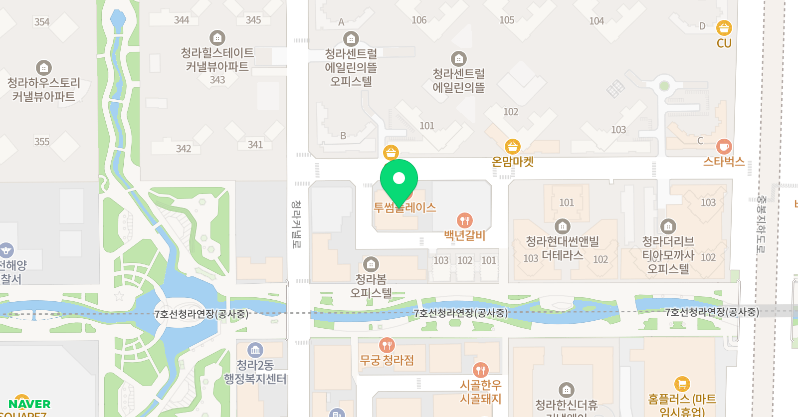 파머스 영어 청라국제캠퍼스 위치