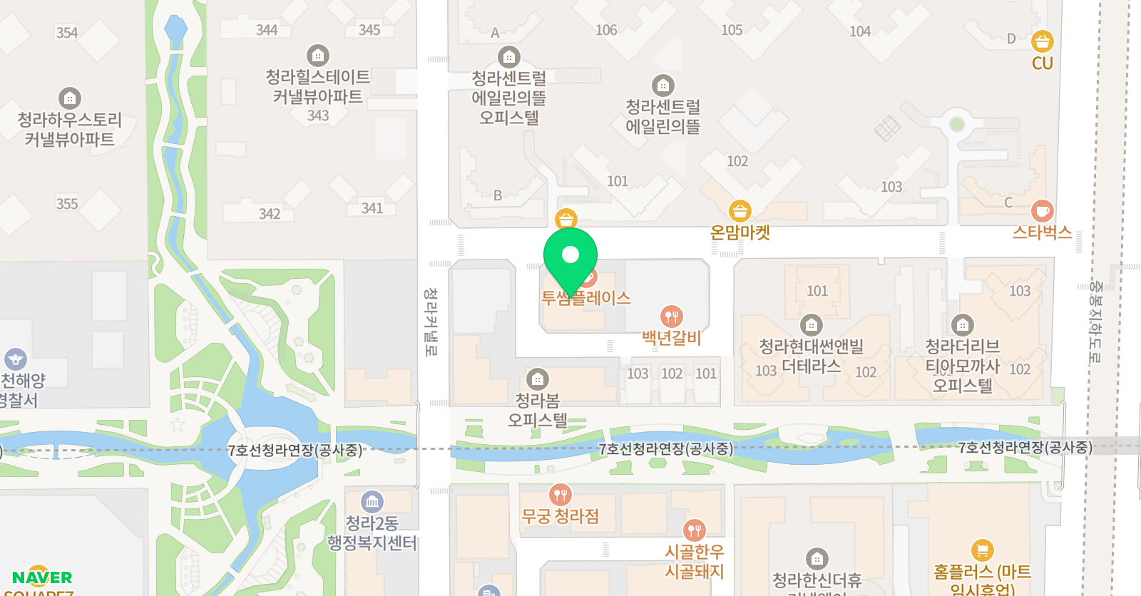 몬스터키즈 학원 위치