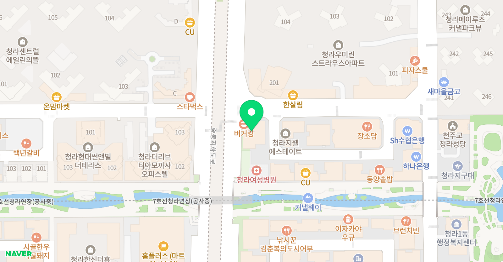 위드포엠 미술학원 청라 위치