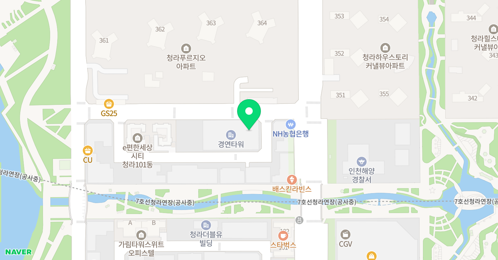이은경뮤직슐레 학원 위치