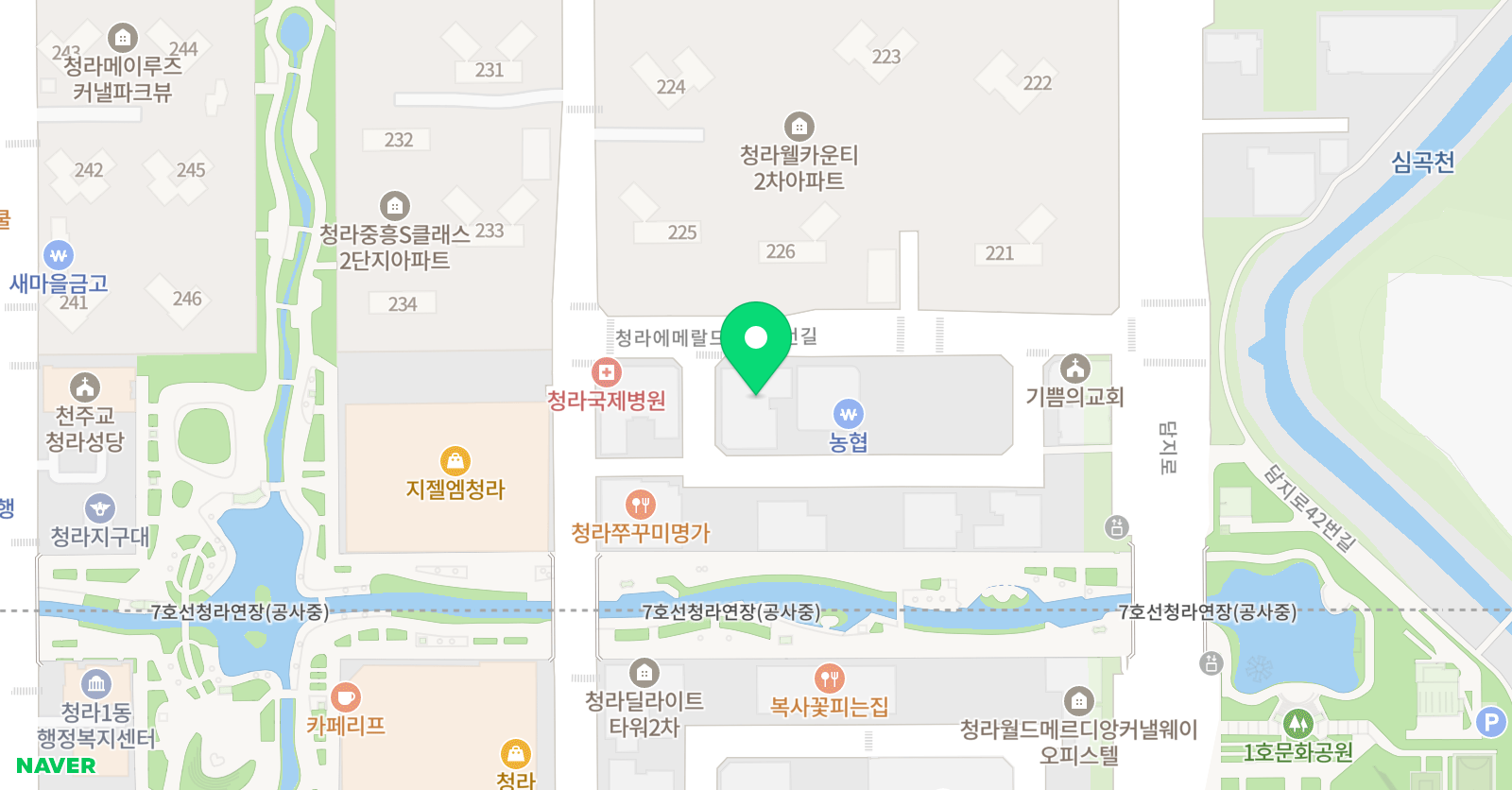 아소비 큐미르 딱풀리는수학 청라지젤엠점 위치