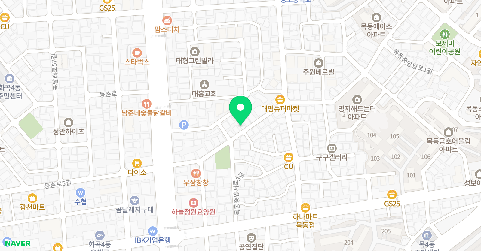 소리샘 피아노 위치
