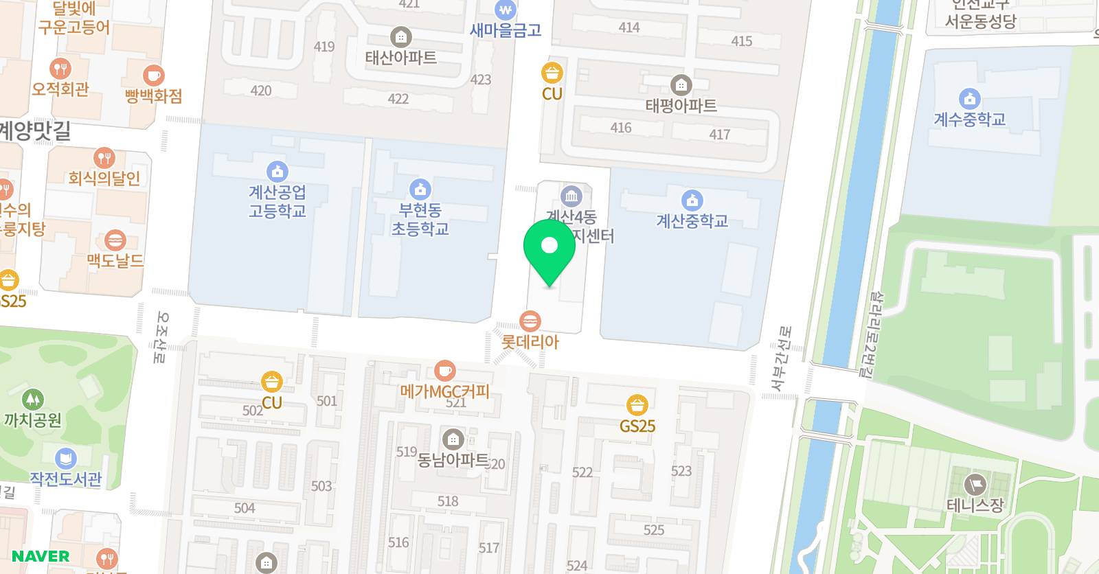 메타 수학학원 위치