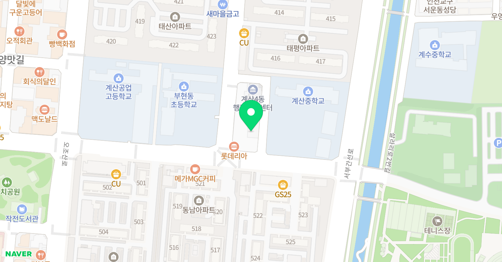 이병석 태권도 아카데미 위치