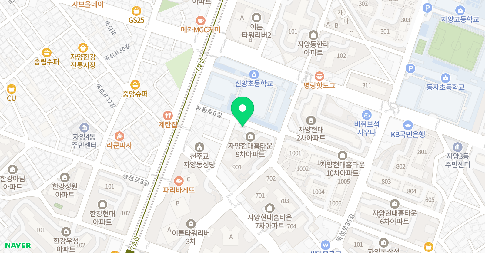 소리엘 음악학원 위치