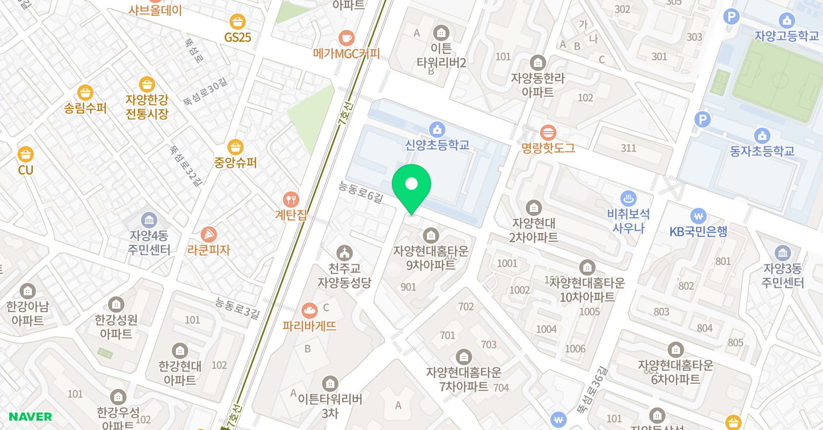 꿈꾸는현대미술 교습소 위치