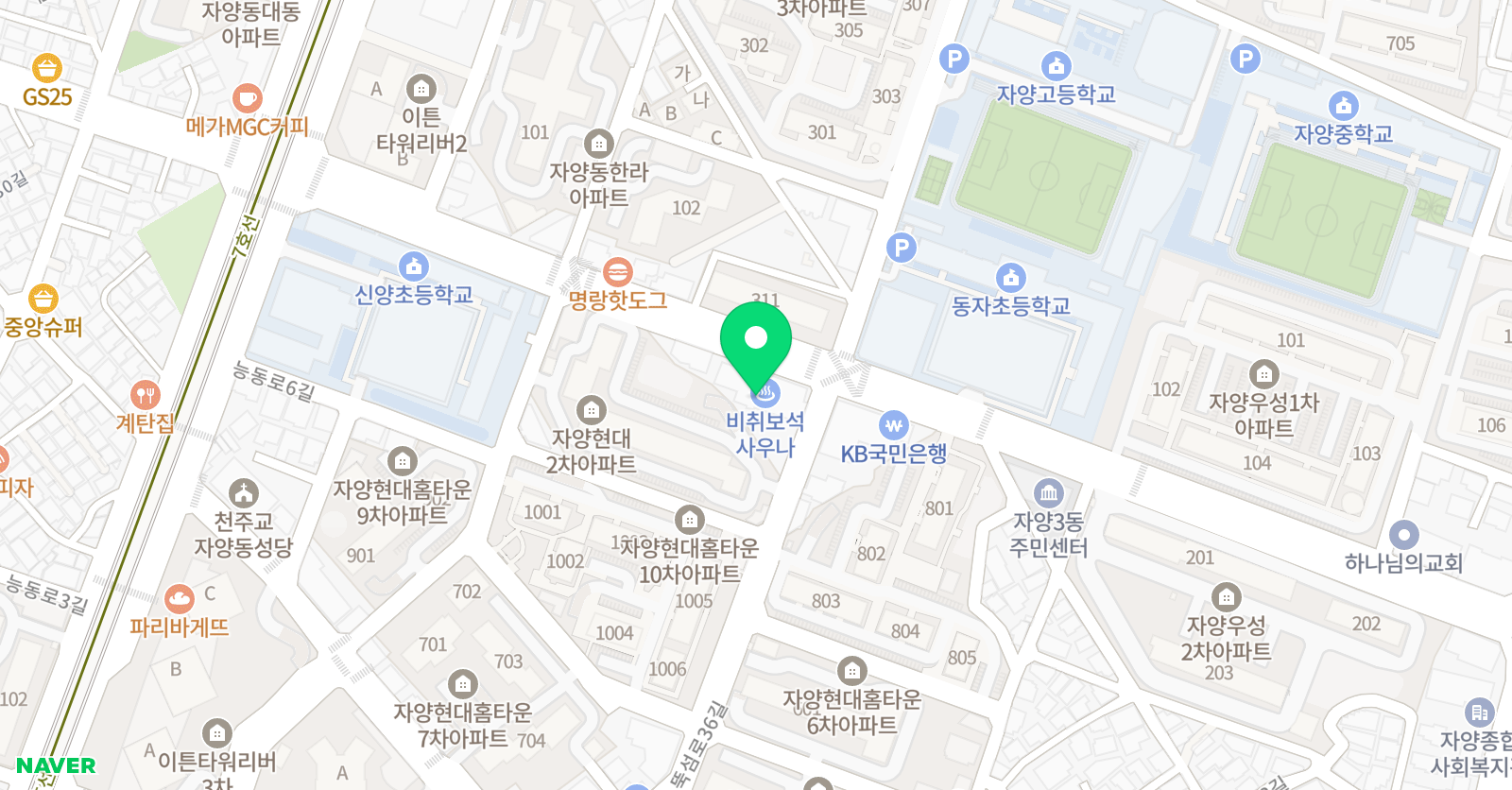 심슨 어학원 자양캠퍼스 위치