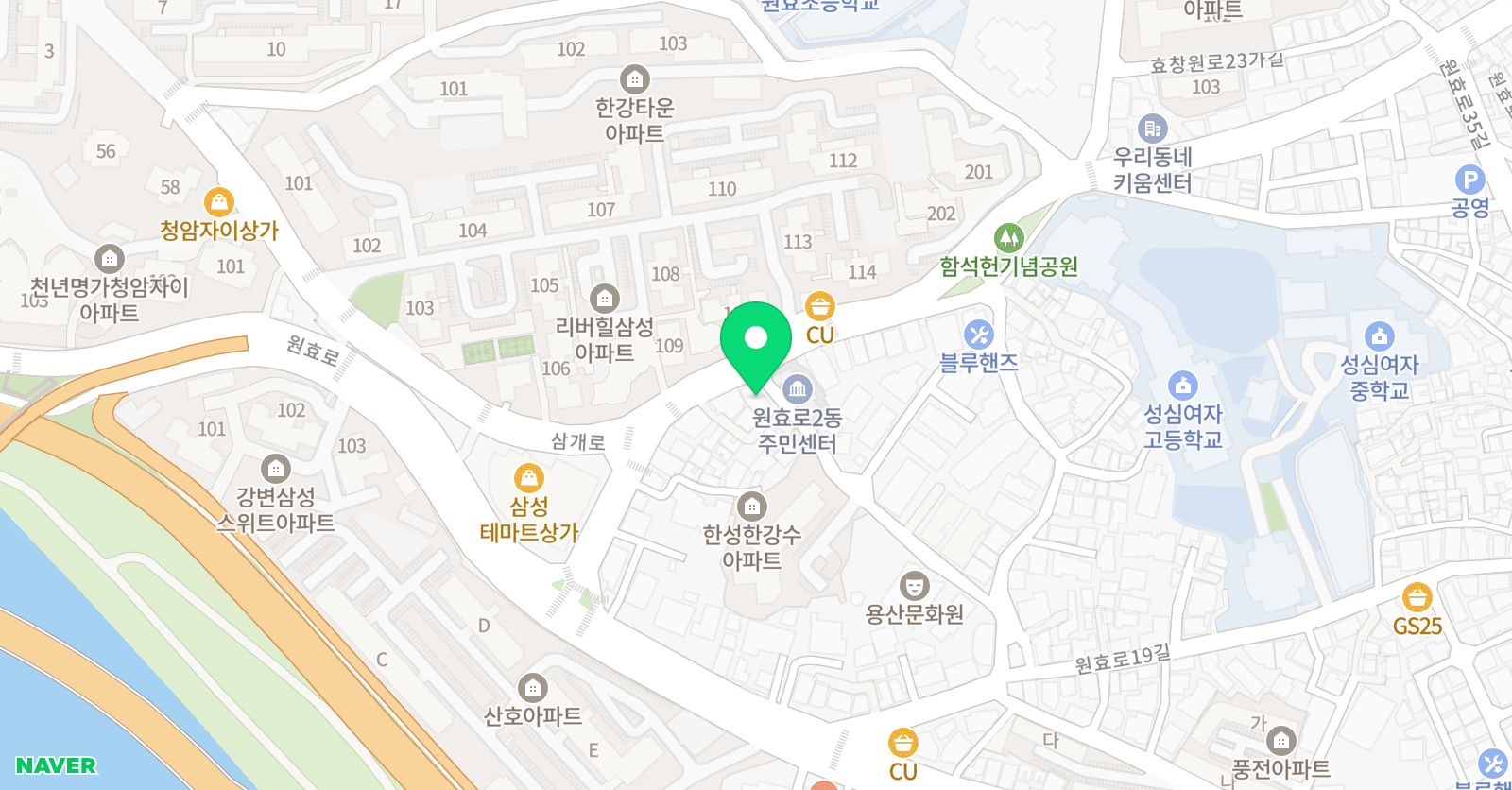 스카이 학원 위치