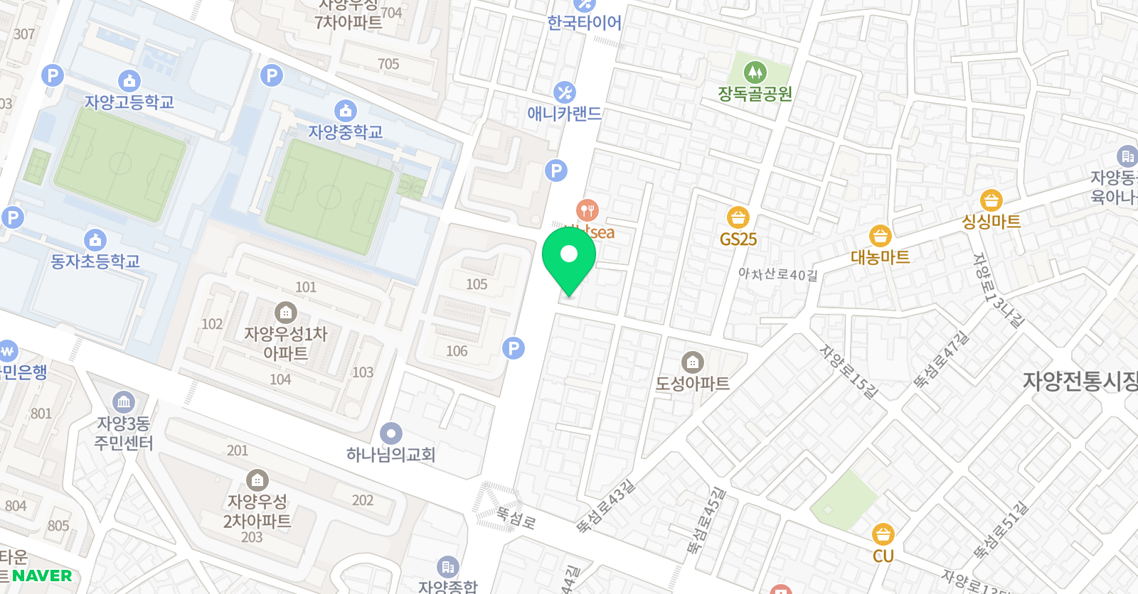 매쓰플랜 수학학원 위치