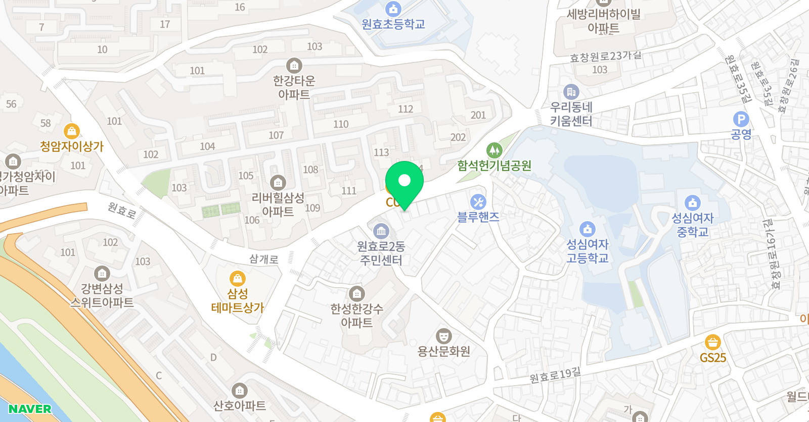제이엠 영어학원 위치
