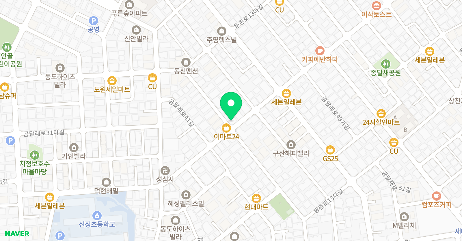 강서알프레드 피아노스쿨 위치