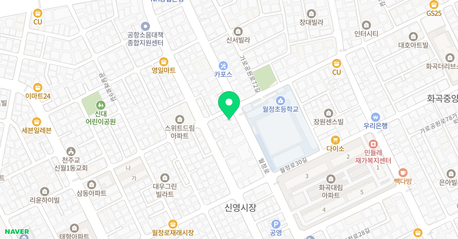 월정 음악학원 위치