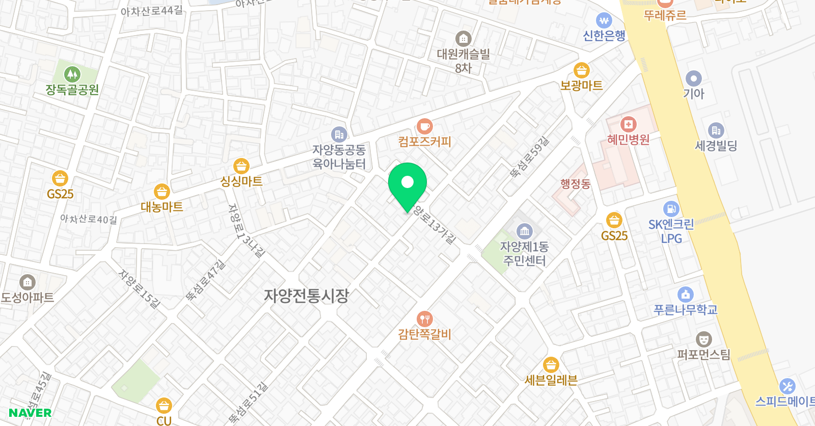 영재들의 미술상자 광진자양 교습소 위치