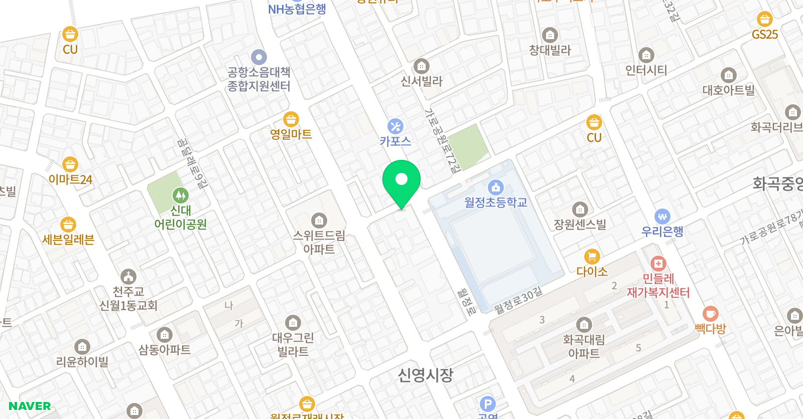 명품 태권도 & 점프스타 줄넘기 위치