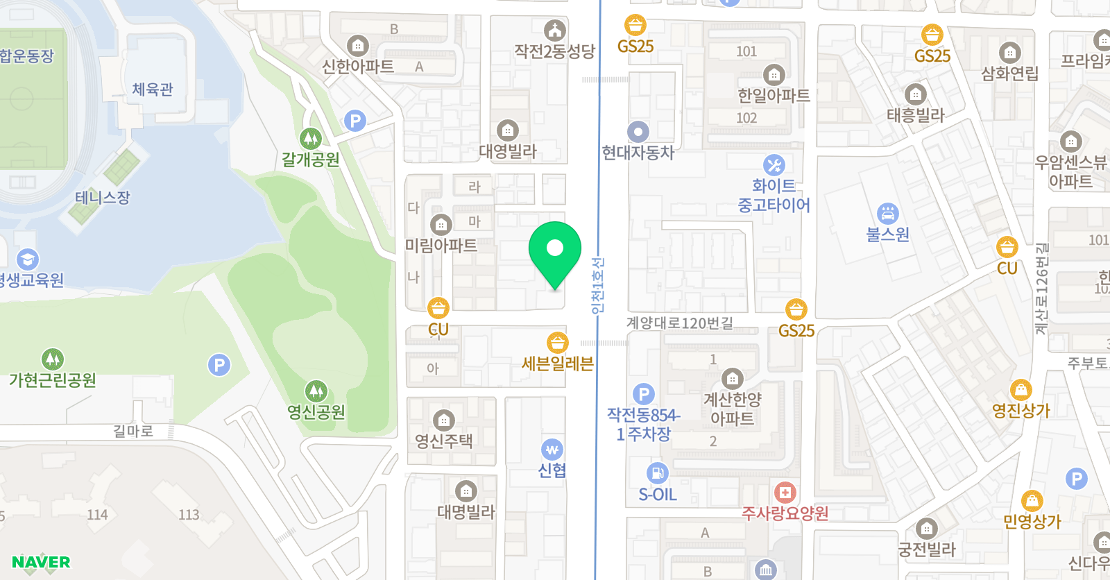 빌드업 풋살파크 위치