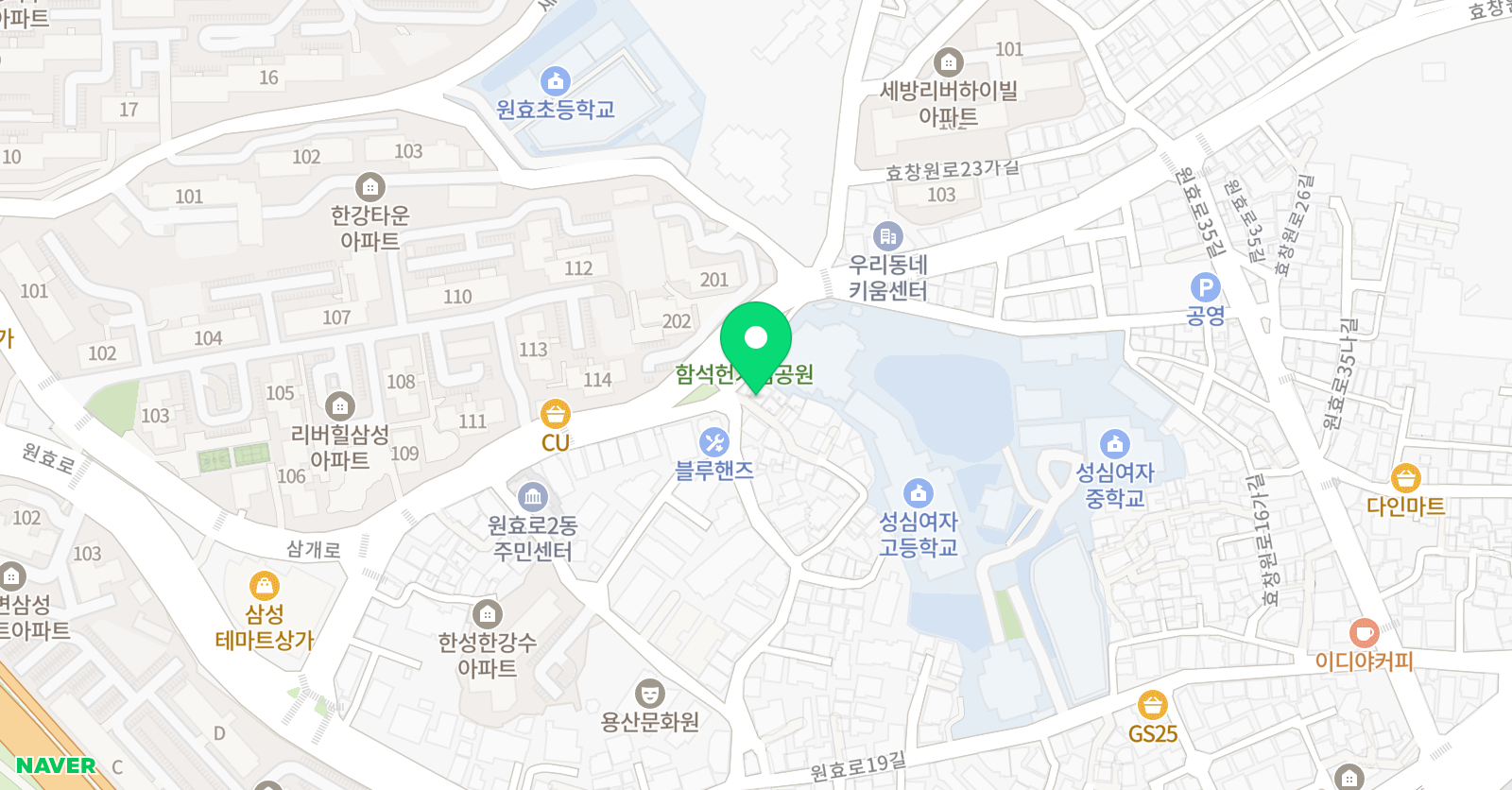 키스톤 영어학원 위치