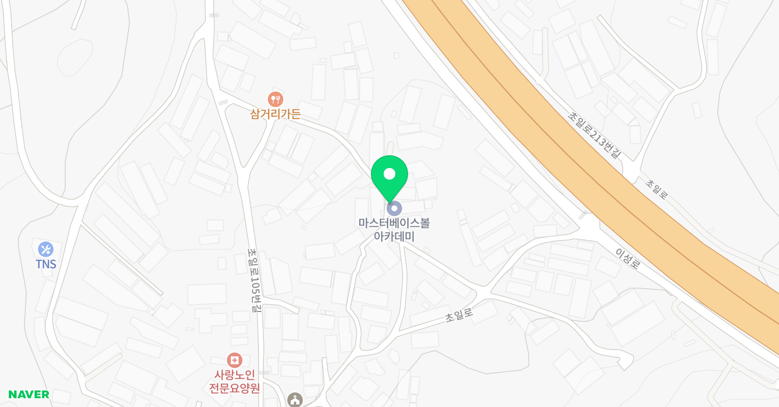 야구 풋살 스포츠 아카데미 위치