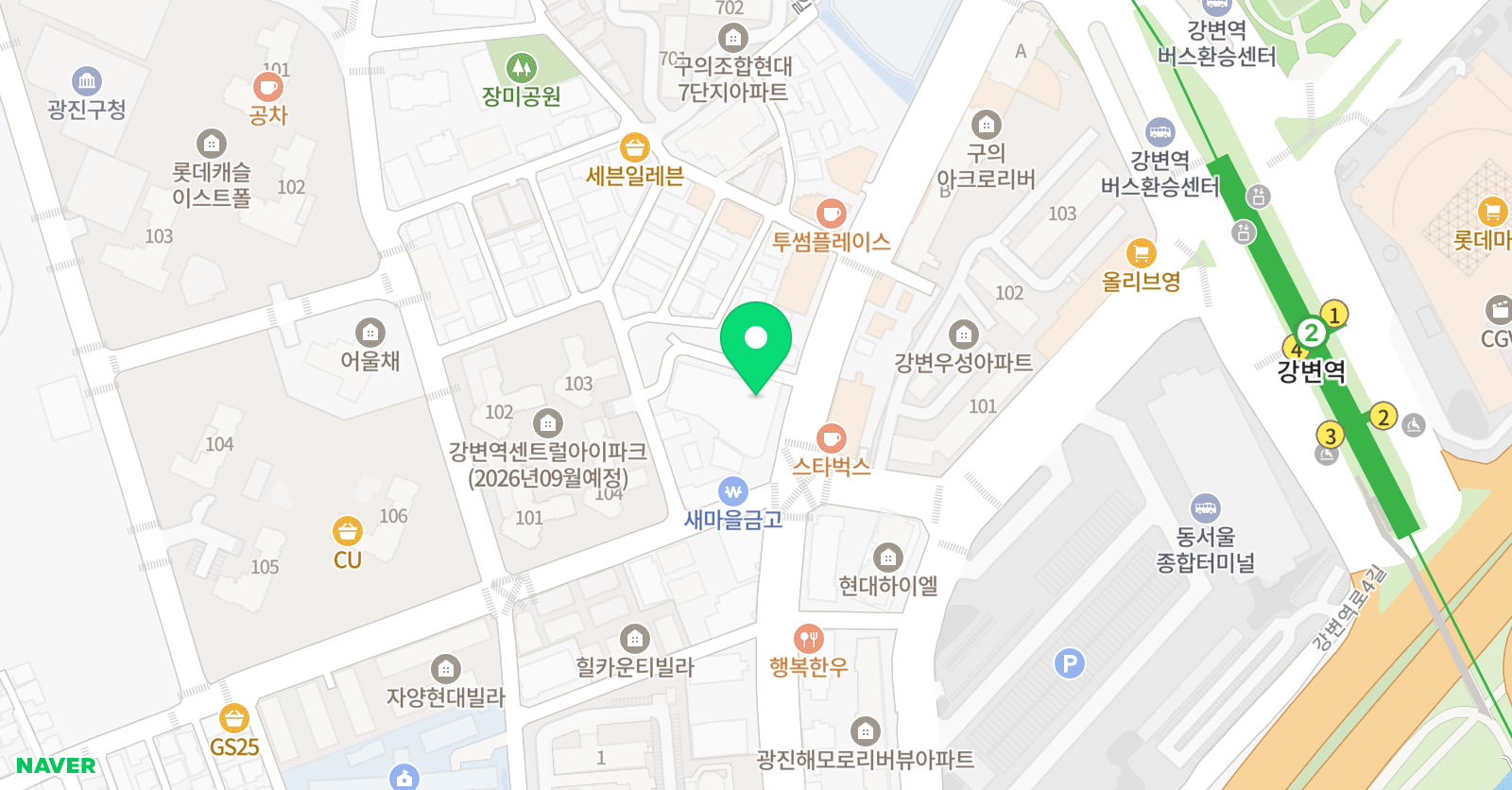드림다락방 학원 위치