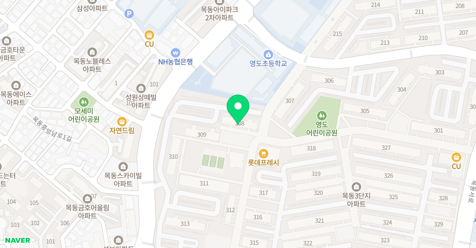 솔루니 목동3단지 홈스쿨 위치