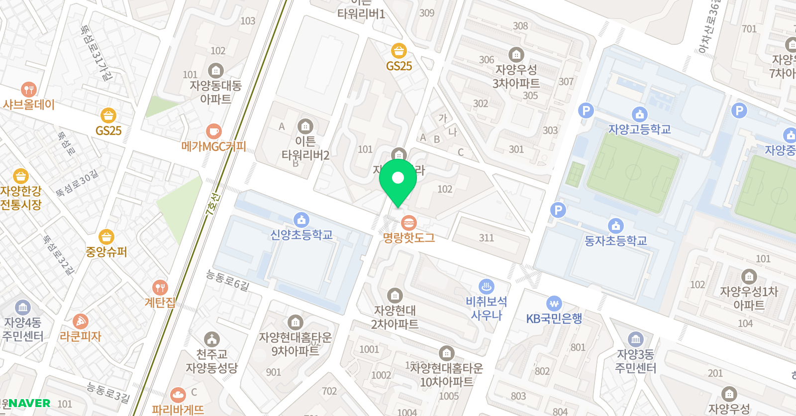 이튼클래스 학원 위치