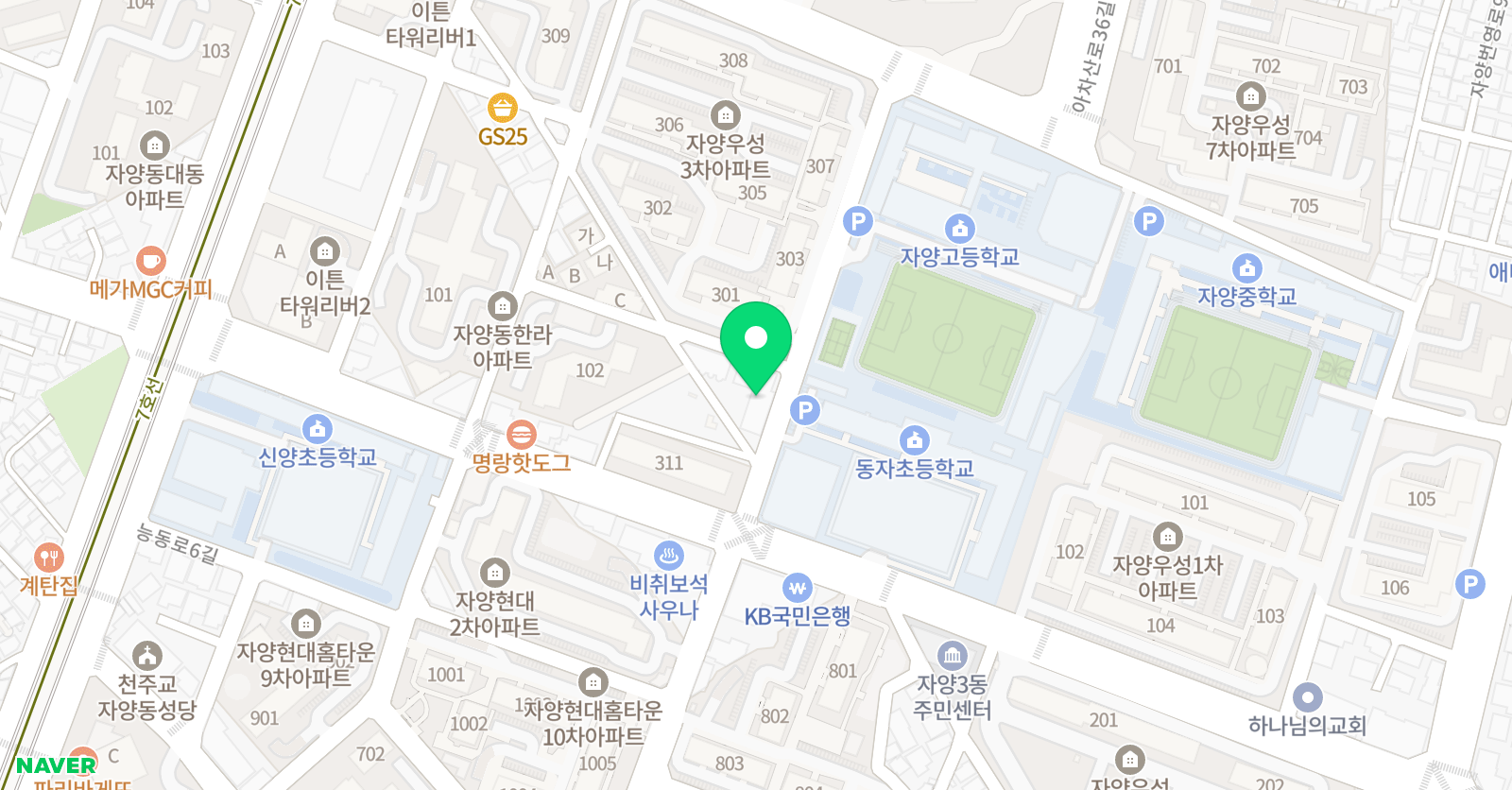 별타쌤 수학 위치