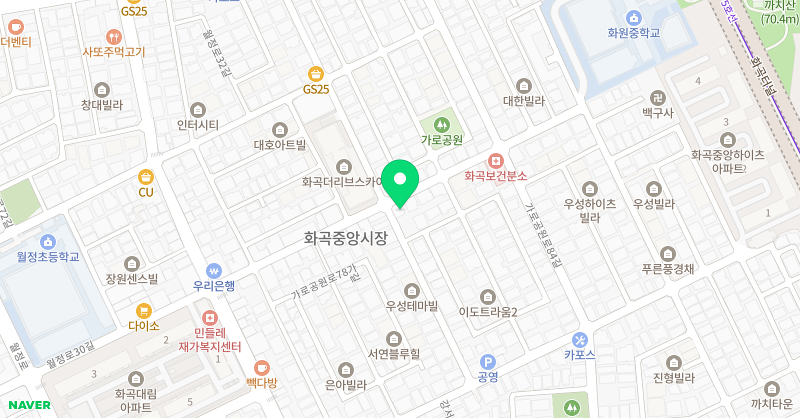 소리어울림 음악학원 위치