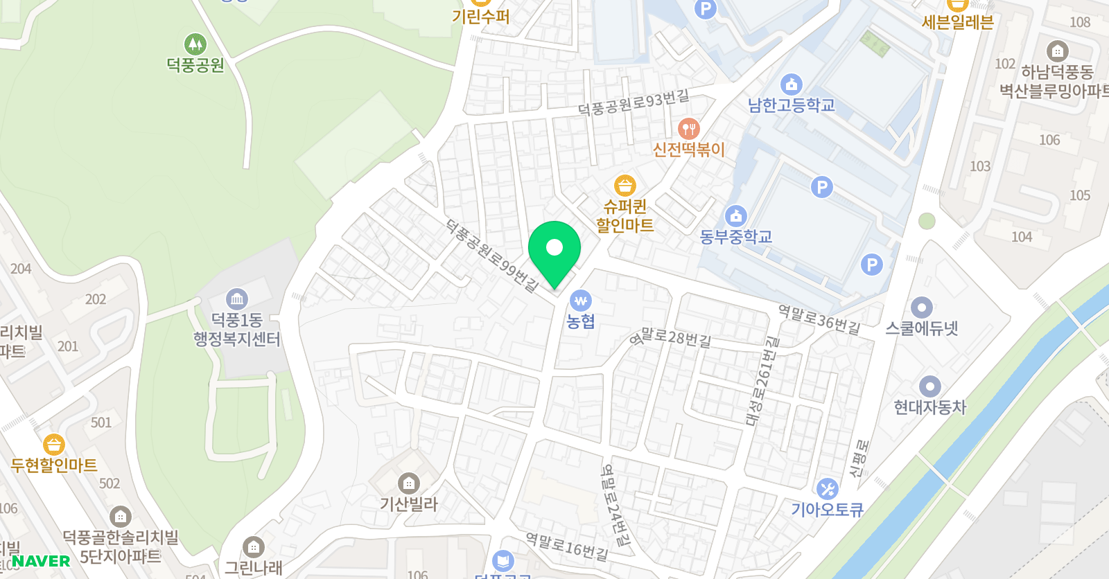 뮤직앤아트 음악미술학원 위치