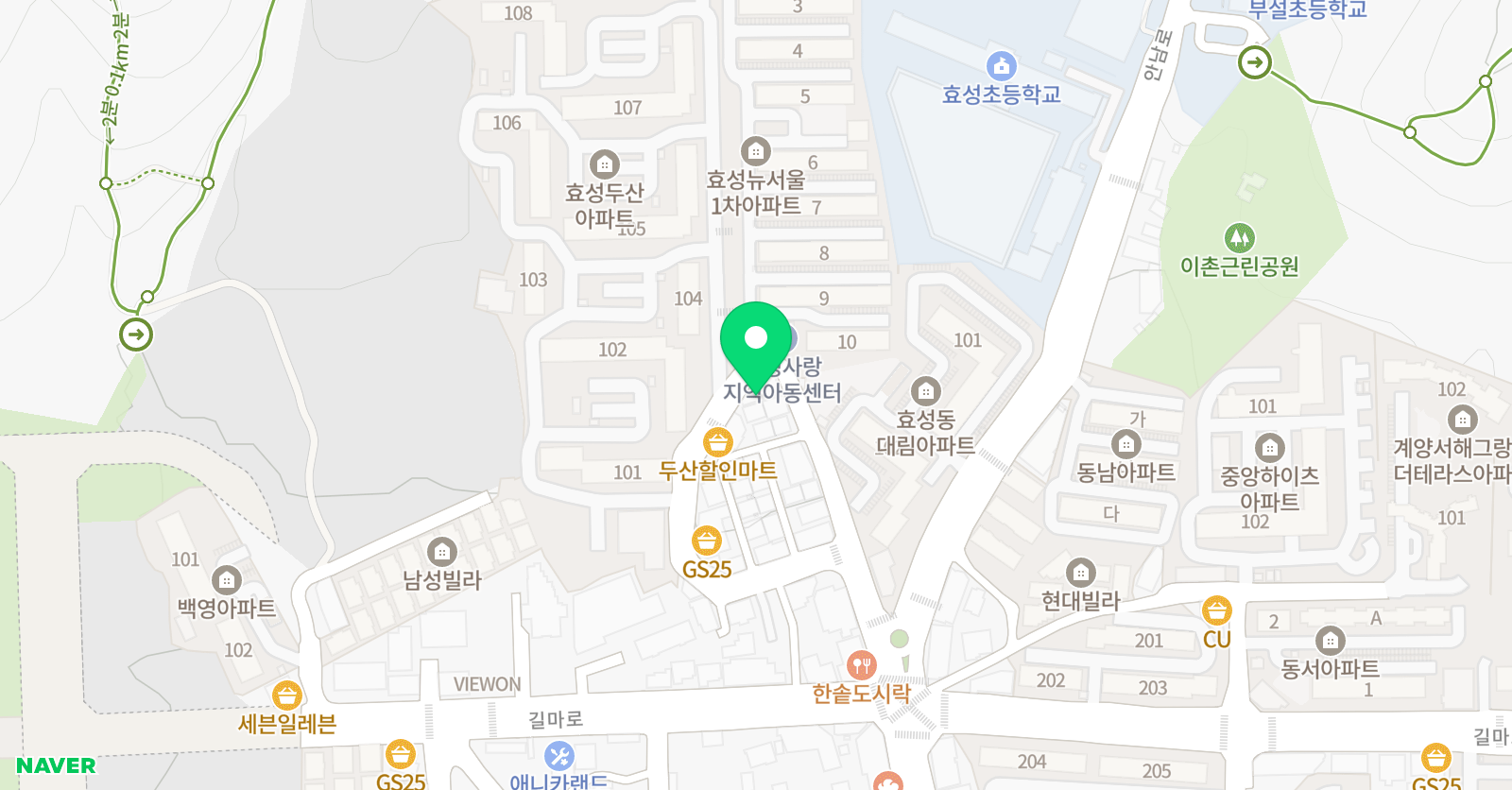 클랑 관현악음악학원 위치